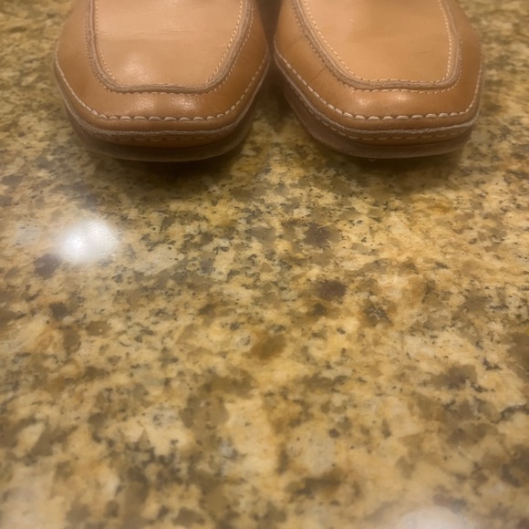 Bruno MAGLI Loafers Tan Smooth Leather  Shoes Size 8.5 M Loretto Italy - Picture 3 of 11